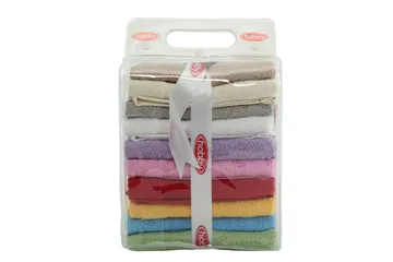 Handduk set 30x50 cm 10-pack - Flerfärgad - Textil & mattor - Badrumstextilier - Badlakan & badhandduk