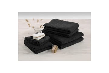 Badlakan Basic Frotté - Svart - Textil & mattor - Badrumstextilier - Badlakan & badhandduk