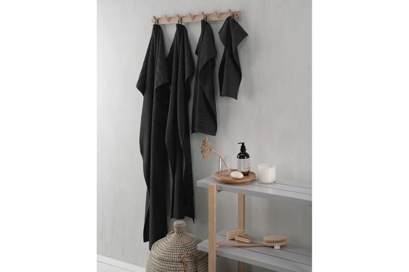 Badlakan Basic Frotté - Svart - Textil & mattor - Badrumstextilier - Badlakan & badhandduk