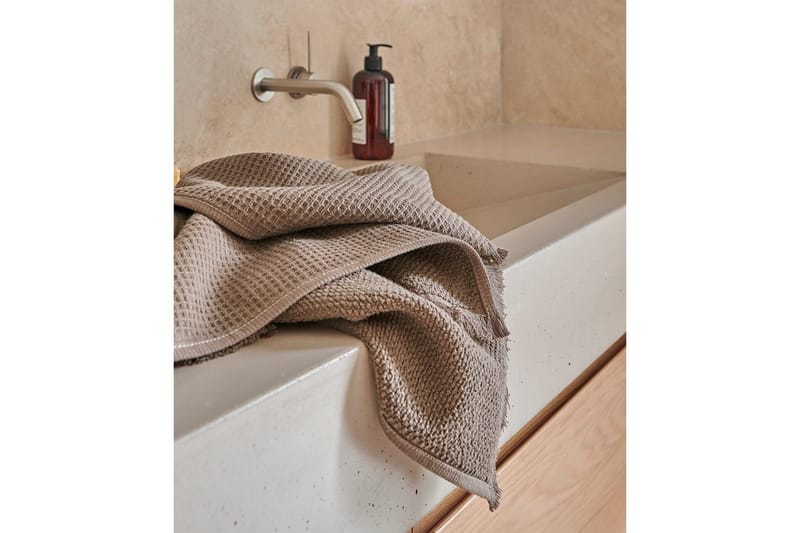 Badlakan Haze Frotté 90 x 150 cm - Brun - Textil & mattor - Badrumstextilier - Badlakan & badhandduk