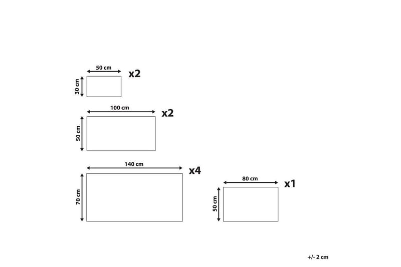 Handduk Atiu set om 9 Beige - Beige - Textil & mattor - Badrumstextilier - Handduk