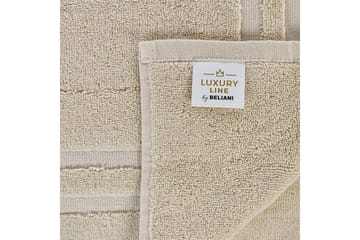 Handduk Atiu set om 9 Beige - Beige - Textil & mattor - Badrumstextilier - Handduk