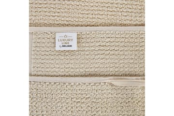 Handduk Atiu set om 9 Beige - Beige - Textil & mattor - Badrumstextilier - Handduk