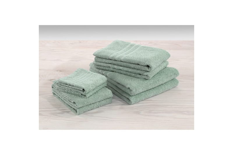 Handduk Basic Frotté - Grön - Textil & mattor - Badrumstextilier - Handduk
