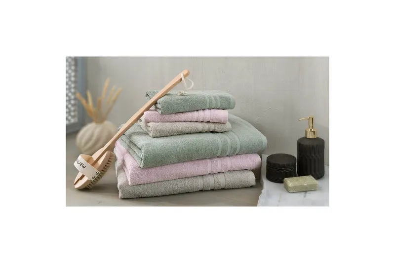 Handduk Basic Frotté - Rosa - Textil & mattor - Badrumstextilier - Handduk