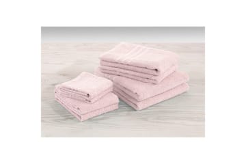 Handduk Basic Frotté - Rosa - Textil & mattor - Badrumstextilier - Handduk