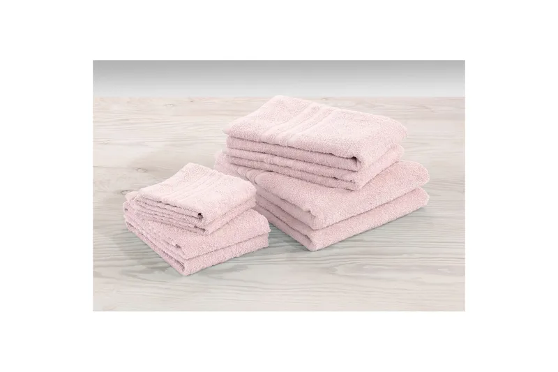 Handduk Basic Frotté - Rosa - Textil & mattor - Badrumstextilier - Handduk