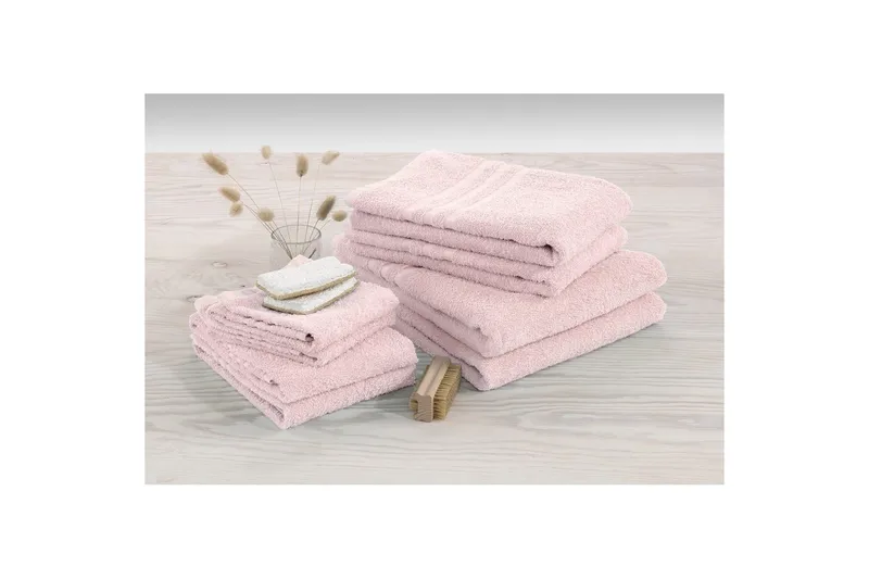 Gästhandduk Basic Frotté - Rosa - Textil & mattor - Badrumstextilier - Handduk