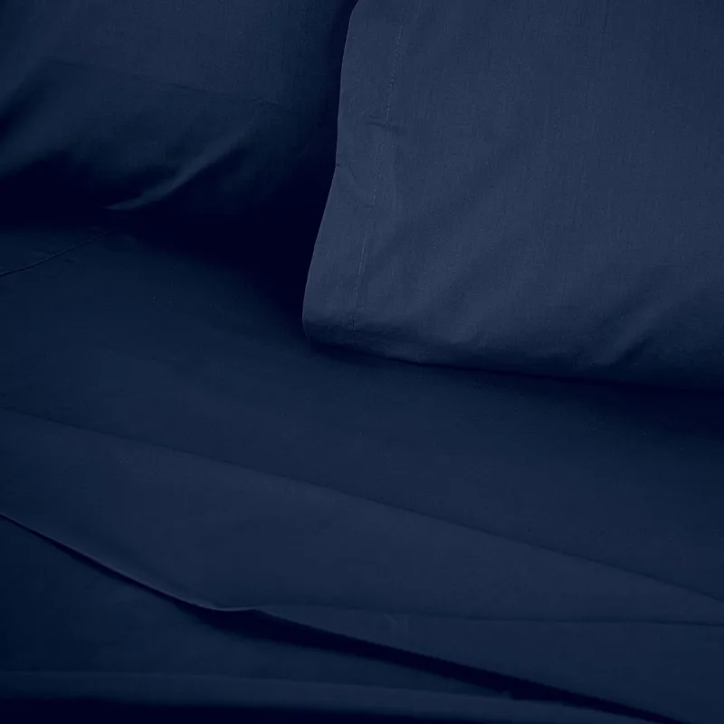 Veyloren Påslakan 240x220 cm - Mörkblå - Textil & mattor - Barntextilier - Barnsängkläder - Spjälsäng sängkläder - Lakan spjälsäng