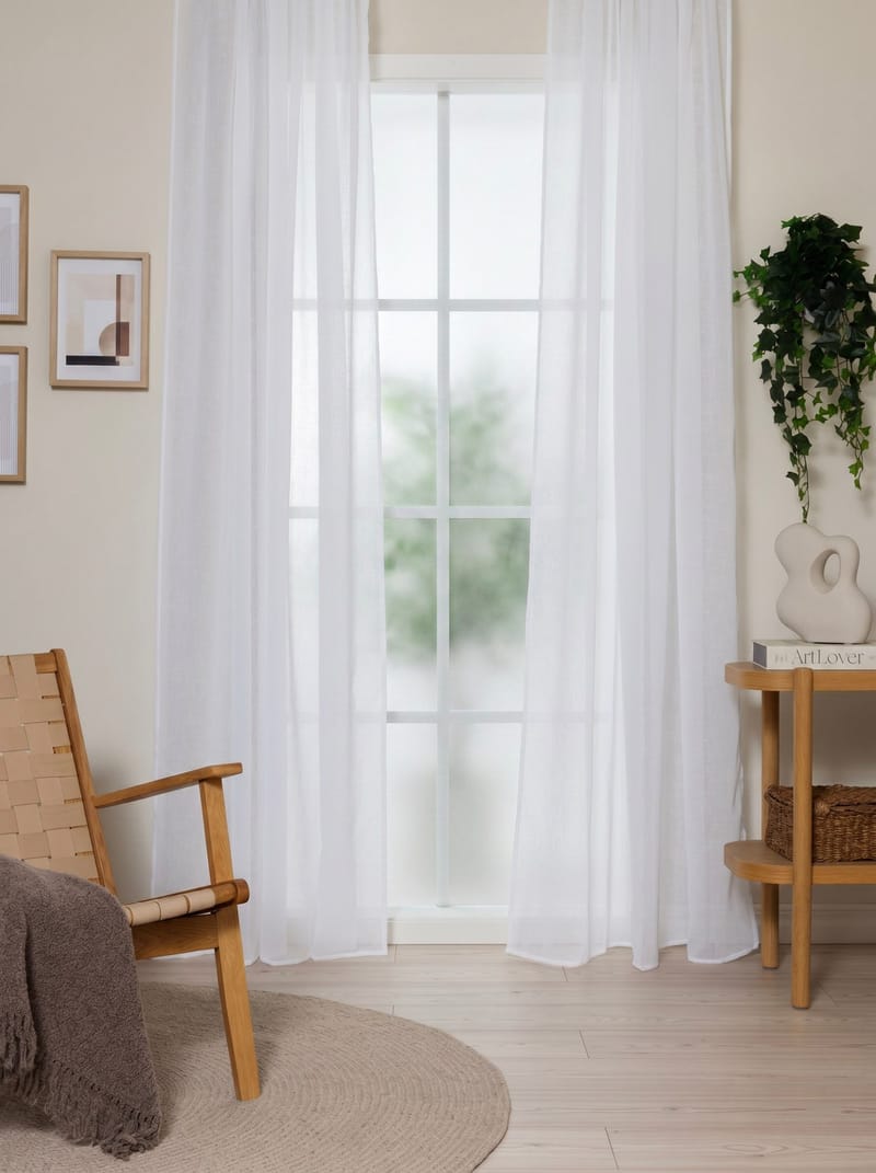Gardin Alice 140x250 cm, Vit