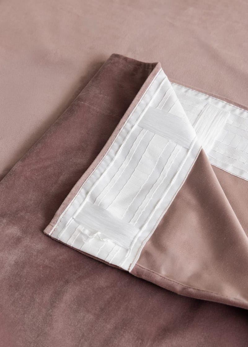 Gardin Elsa 140x250 cm - Dusty Pink - Textil & mattor - Gardiner - Gardinlängder - Veckbandslängd
