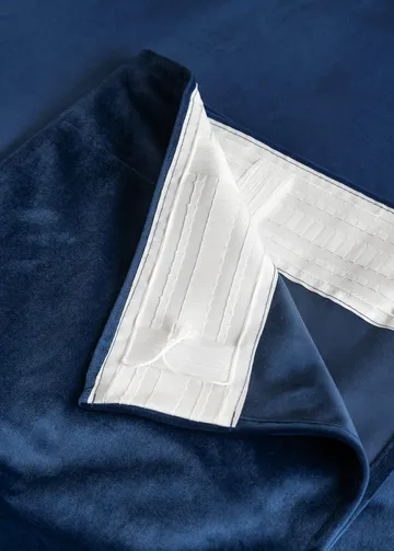 Gardin Elsa 140x250 cm - Royal Blue - Textil & mattor - Gardiner - Gardinlängder - Veckbandslängd