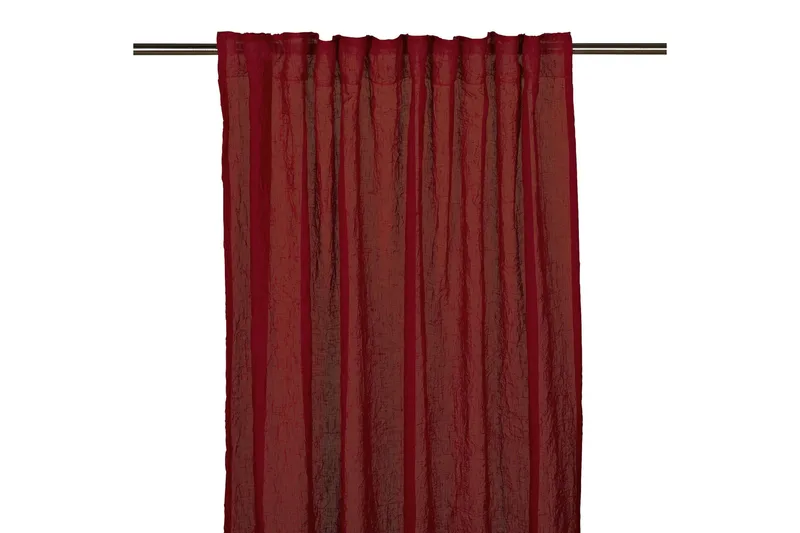 Winifrid Gardinlängd 2-pack 280 cm, Röd