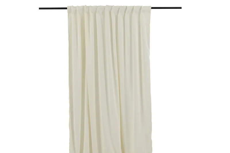 Elma Gardin 140x290 cm - Vit - Textil & mattor - Gardiner - Gardinlängder - Kanallängd