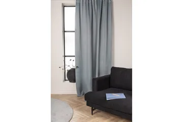 Evelyn Gardin 135x240 cm - Ljusgr å - Textil & mattor - Gardiner - Gardinlängder - Kanallängd