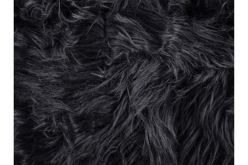 Pläd 200 x 220 cm svart DELICE - Svart - Textil & mattor - Filtar, kuddar & plädar - Filtar & plädar