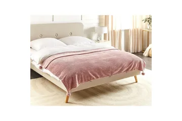 Pläd Kaweri Rosa - Rosa - Textil & mattor - Filtar, kuddar & plädar - Filtar & plädar