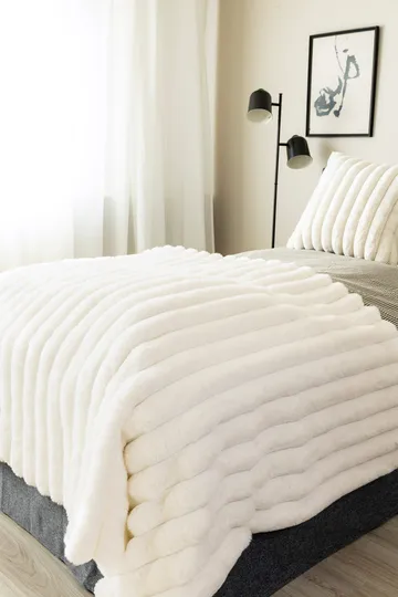 Pläd Soho 150x220 cm - Crème - Textil & mattor - Filtar, kuddar & plädar - Filtar & plädar