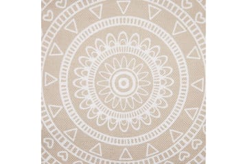 Prydnadskuddar Agrimony set om 2 Beige/vit - Beige/vit - Textil & mattor - Filtar, kuddar & plädar - Prydnadskudde & kuddfodral