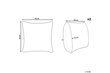 Prydnadskuddar Rumex set om 2 - Textil & mattor - Filtar, kuddar & plädar - Prydnadskudde & kuddfodral