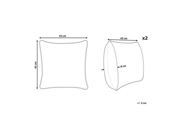 Prydnadskuddar Pretzel set om 2 - Textil & mattor - Filtar, kuddar & plädar - Prydnadskudde & kuddfodral
