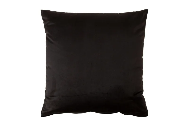 Velvet Prydnadskudde 50x50 cm Svart