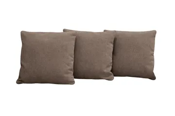 Scandi Dekorationskudde 3-pack - Mörkbrun - Textil & mattor - Filtar, kuddar & plädar - Prydnadskudde & kuddfodral