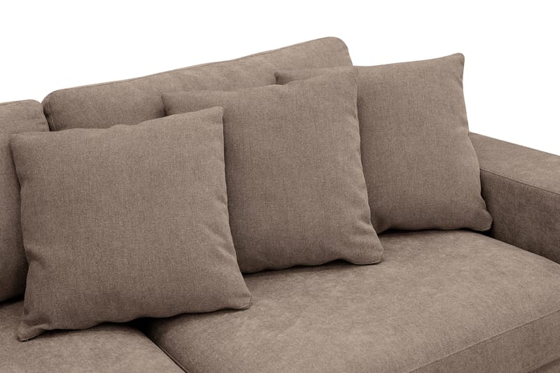 Scandi Dekorationskudde 3-pack - Mörkbrun - Textil & mattor - Filtar, kuddar & plädar - Prydnadskudde & kuddfodral