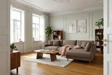Scandi Dekorationskudde 3-pack - Mörkbrun - Textil & mattor - Filtar, kuddar & plädar - Prydnadskudde & kuddfodral