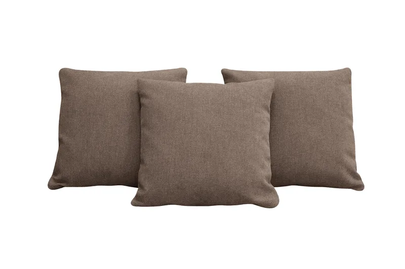 Scandi Dekorationskudde 3-pack, Mörkbrun