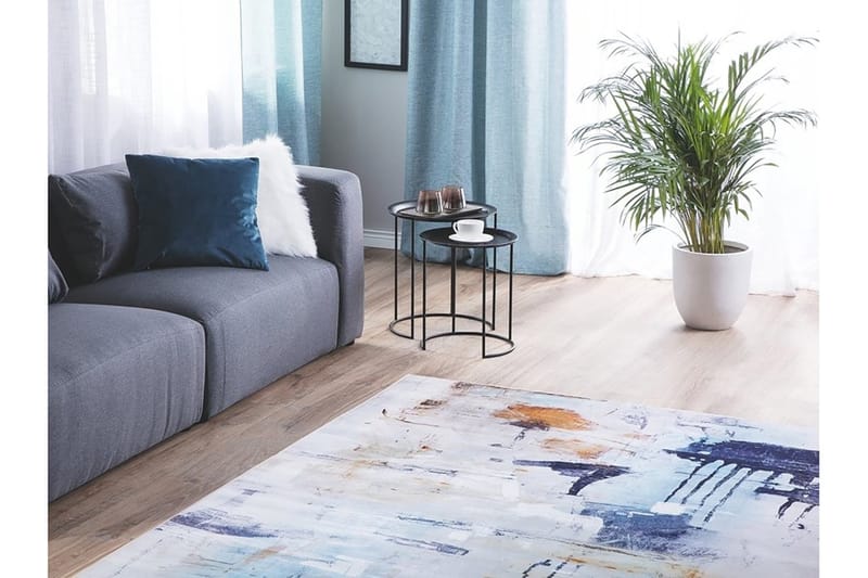 Adapazari Matta 140|200 cm - Flerfärgad - Textil & mattor - Mattor - Modern matta - Bomullsmatta