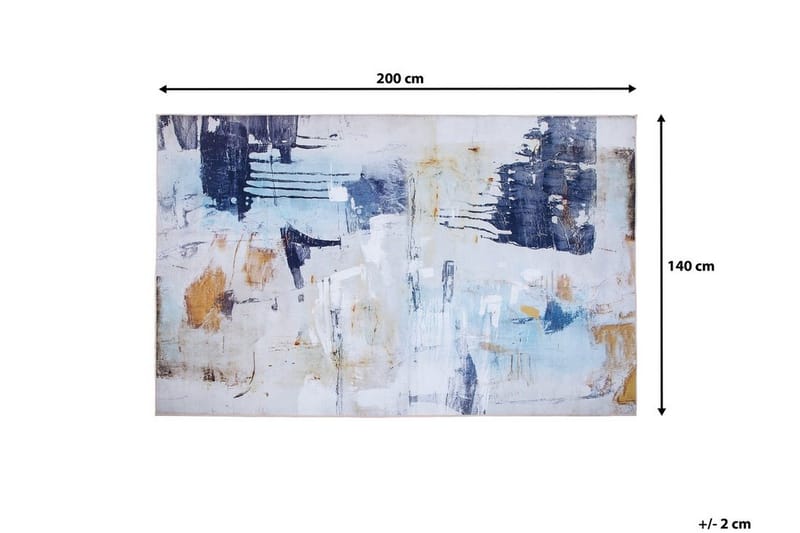Adapazari Matta 140|200 cm - Flerfärgad - Textil & mattor - Mattor - Modern matta - Bomullsmatta