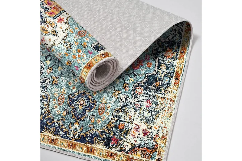 Badrumsmattset (2 delar) Masafumie Multicolor - Multifärgad - Textil & mattor - Mattor - Badrumsmatta