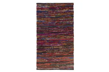 Bartin Matta Rund 160 cm - Flerfärgad - Textil & mattor - Mattor - Modern matta - Bomullsmatta