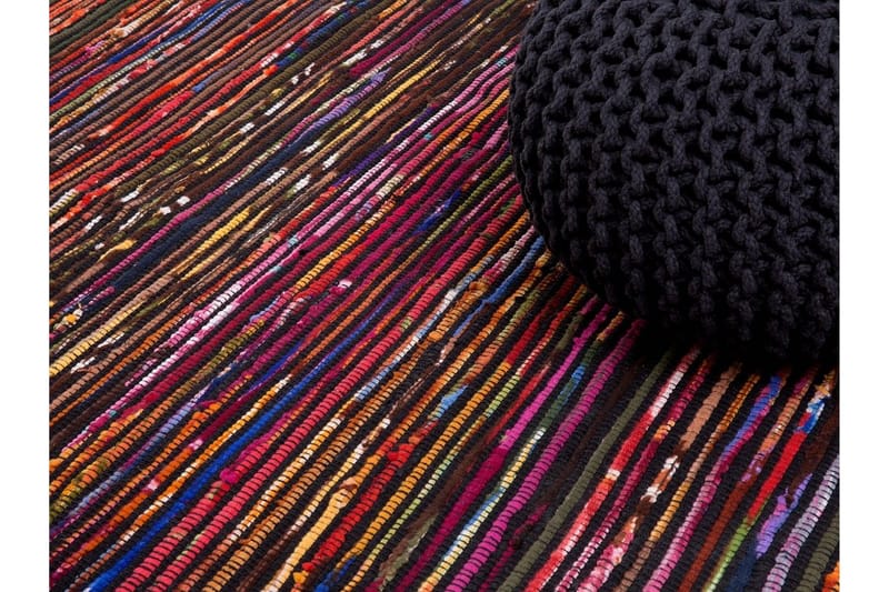 Bartin Matta Rund 160 cm - Flerf ärgad - Textil & mattor - Mattor - Modern matta - Bomullsmatta