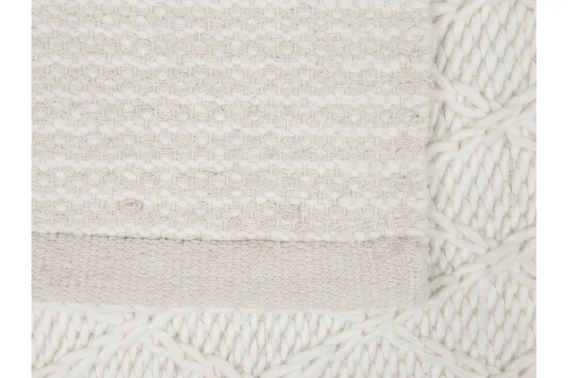 Erzin Matta 140x200 cm - Vit - Textil & mattor - Mattor - Modern matta - Ullmatta