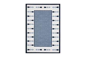 Tulpan Flatvävd Matta 160x230 cm - Blå - Textil & mattor - Mattor - Flatvävda mattor
