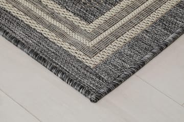 Madrid Frame Matta 80x240 cm Flatvävd - Grå - Textil & mattor - Mattor - Små mattor