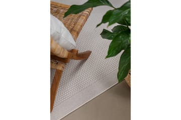 Miami Flatvävd Matta 160x230 cm - Vit - Textil & mattor - Mattor - Flatvävda mattor