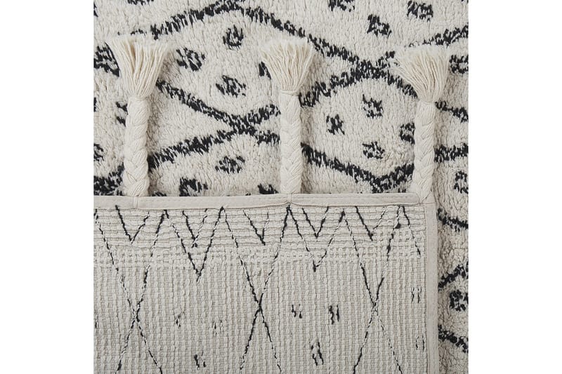 Agadir Bomullsmatta 140x200 cm - Svart/Vit - Textil & mattor - Mattor - Modern matta - Bomullsmatta