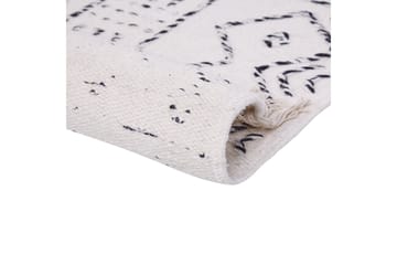 Alkent Ullmatta 140x200 cm - Svart/Vit - Textil & mattor - Mattor - Modern matta - Ullmatta