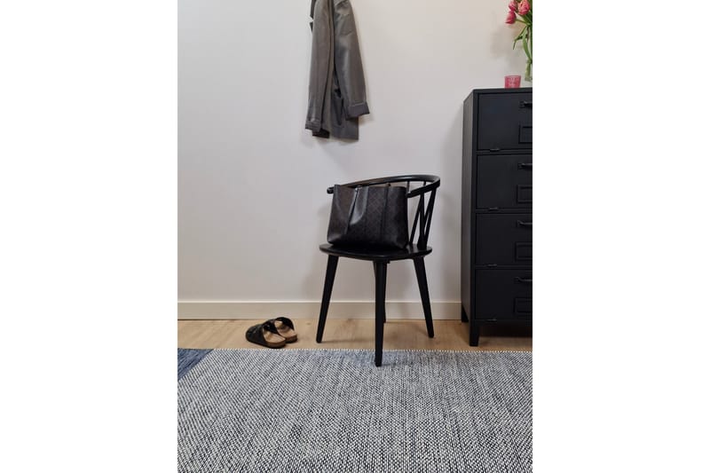 Alva Bomullsmatta 200x300 cm Rektangulär - Blå - Textil & mattor - Mattor - Modern matta - Bomullsmatta