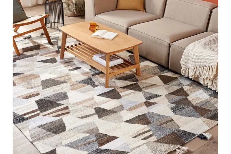 Argavand Ullmatta 200x300 cm - Beige - Textil & mattor - Mattor - Modern matta - Ullmatta