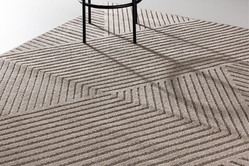 Aron Plastmatta 240x340 cm - Brun - Textil & mattor - Mattor - Modern matta - Wiltonmattor