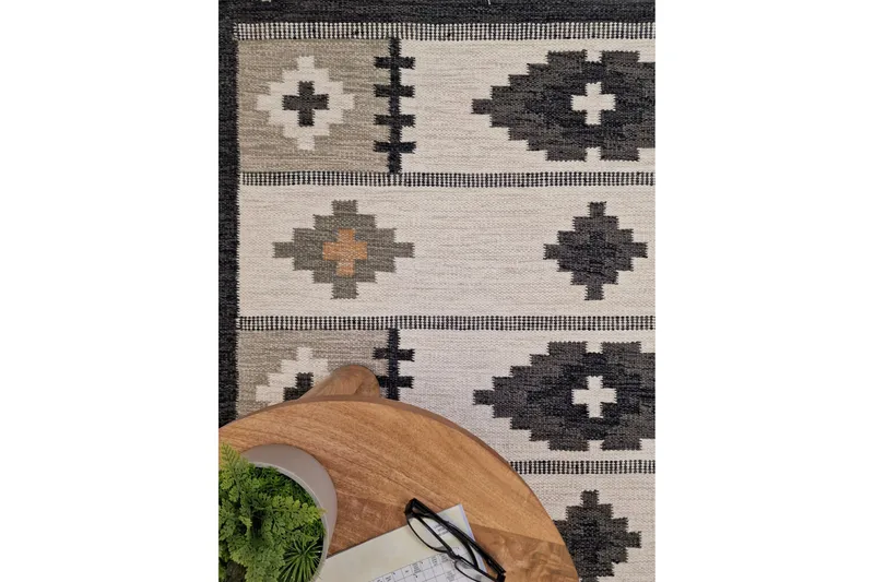 Arvika Ullmatta 240x340 cm Rektangulär - Grå - Textil & mattor - Mattor - Modern matta - Ullmatta