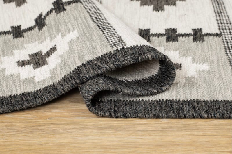 Arvika Ullmatta 80x200 cm Rektangulär - Grå - Textil & mattor - Mattor - Modern matta - Ullmatta