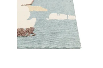 Barus Bomullsmatta 80x150 cm - Blå - Textil & mattor - Barntextilier - Barnmatta & lekmatta