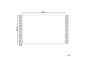 Bingol Ryamatta 140x200 cm - Gul - Textil & mattor - Mattor - Modern matta - Bomullsmatta