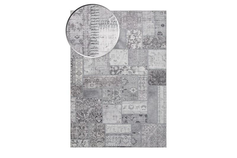 Patchwork Wiltonmatta 240x330 cm Rektangulär - Silver - Textil & mattor - Mattor - Orientaliska mattor - Patchwork matta