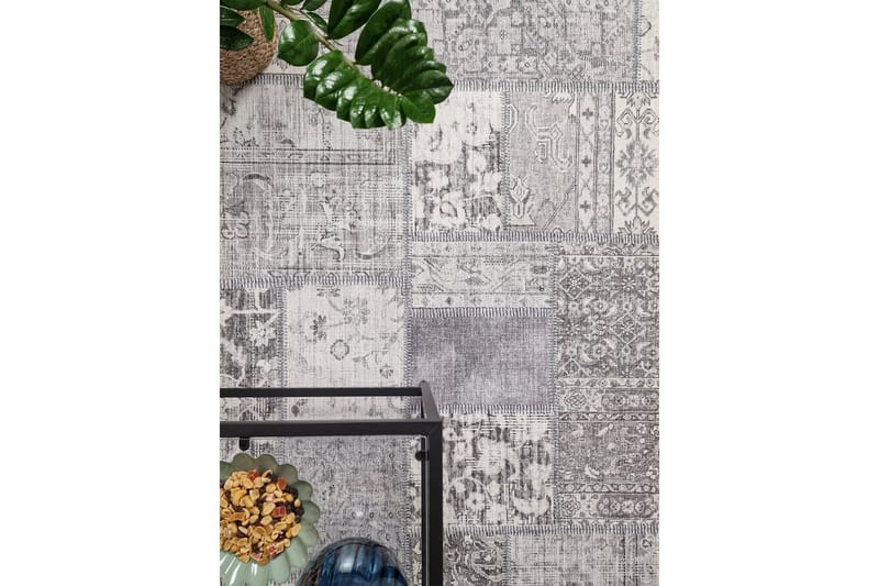 Patchwork Wiltonmatta 240x330 cm Rektangulär - Silver - Textil & mattor - Mattor - Orientaliska mattor - Patchwork matta